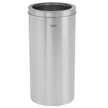 Imagem de Lixeira Inox Tramontina Institucional Acabamento Polido 30 L