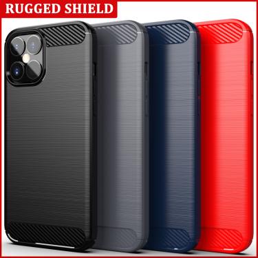 Imagem de Capa Capinha Anti-impacto designer fibra de carbono compatível iPhone 11