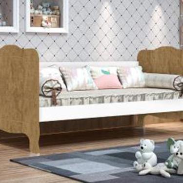 Imagem de Cama Babá Imperial New Amêndoa Branco