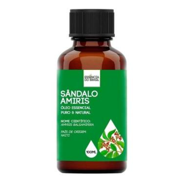 Imagem de Óleo Essencial Sândalo 100Ml - Puro E Natural - Oferta - Essência Do B