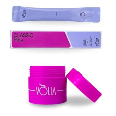 Imagem de Kit Gel Classic Pink Sem Tpo Led/Uv 14G Vlia + Pote Eco - Vòlia