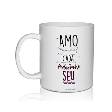 Imagem de Caneca Personalizada Acrílico Pedacinho - Dia Dos Namorados