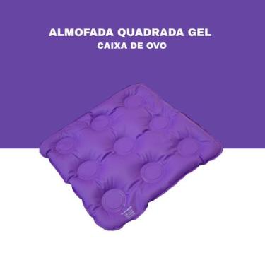 Imagem de Almofada gel quadrada caixa de ovo sem orifício - BIOFLORENCE