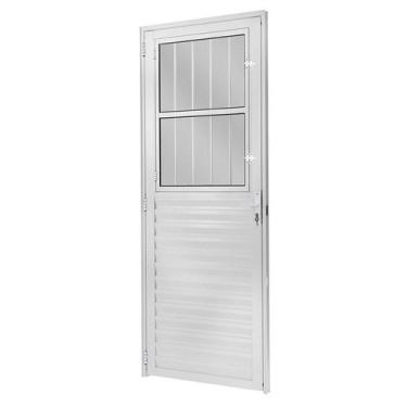 Imagem de Porta Postigo Vidro Mini Boreal 210x90cm Ecosul Esquadrisul Abertura D