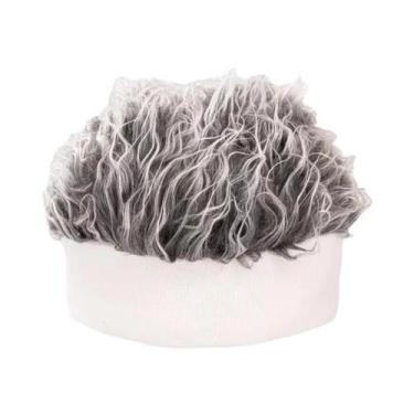 Imagem de Gorro De Inverno Tricotado Para Homens, Estilo Divertido De Pele De Me
