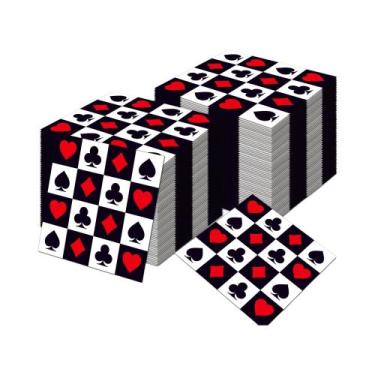 Imagem de 20pcs Guardanapos De Papel Descartáveis Para Jogo De Poker, Toalhas De