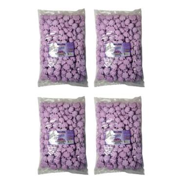 Imagem de 800 Mini Suspiros Lembrancinha 4x140g Lilás - INCOPAL
