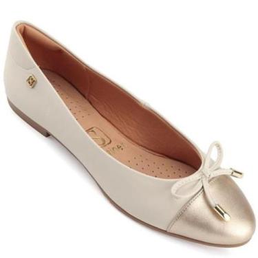Imagem de Sapatilha Santinelli 1628-011-251 Feminina, Bege, 38