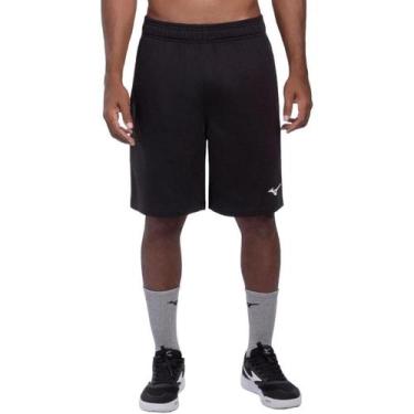 Imagem de Bermuda Moletom Mizuno Casual Masculina, Preto, GG