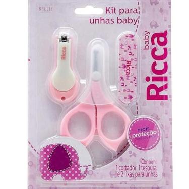 Imagem de Kit para Unhas Ricca Baby Rosa Cód:925 - BELLIZ COMPANY
