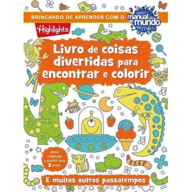 Imagem de Livro de Coisas Divertidas Para Encantar e Colorir - SEXTANTE, Sortido