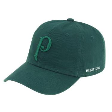 Imagem de Boné Palmeiras SuperCap Aba Curva Palestra Verde Bordado Oficial, Únic