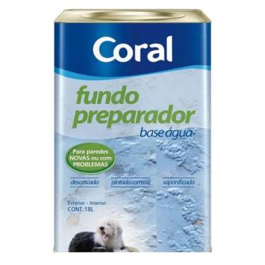 Imagem de Fundo Preparador de Paredes Coral Base Água 18L