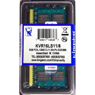 Imagem de Memória RAM Kingston 8GB, 1600MHz, DDR3, Notebook, CL11