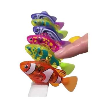 Imagem de Peixe Palhaço Robótico Com Sensor De Luz, Peixe Elétrico Nadador, Deco