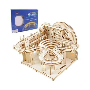 Imagem de Quebra-Cabeça 3D De Madeira Com Pista De Bolinhas, Kit Educacional STE
