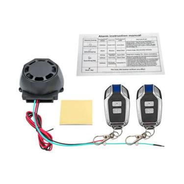 Imagem de Alarme Antifurto Universal Para Motocicletas Com Controle Remoto Por V