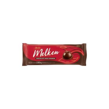 Imagem de Chocolate Melken Meio Amargo em Barra 2,100kg - Harald