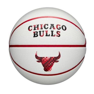 Imagem de Bola de Basquete Wilson NBA Team Pixel Chicago Bulls 7