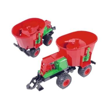 Imagem de Conjunto De Trator RC Para Crianças Com Controle Remoto 24G, Veículo D