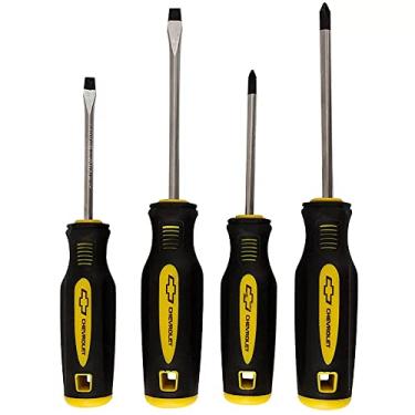 Imagem de Chave Fenda Phillip 4pc Embo Gm Chevrolet Chave Fenda Phillip 4pc Embo Gm Amarelo/Preto