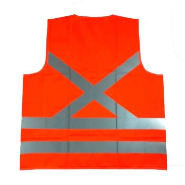 Imagem de Colete De Segurança Refletivo Laranja com Bolso TAM M CR-L1-M IMBAT