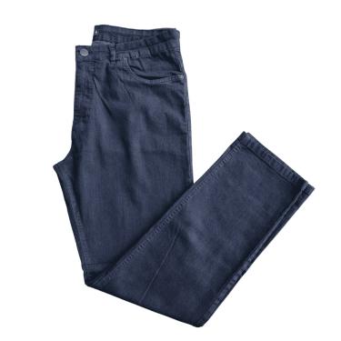 Imagem de Calça Basica Reta Masculina Jeans com Elastano Plus Size Especial 58 ao 66