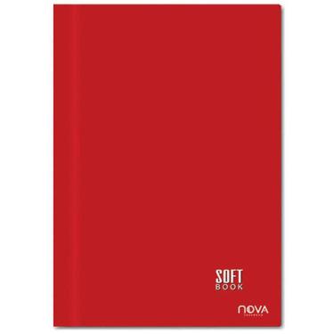 Imagem de Caderno Nova Capa Dura 1/4 Com 48 Folhas Contém 5 Cadernos Vermelhos -