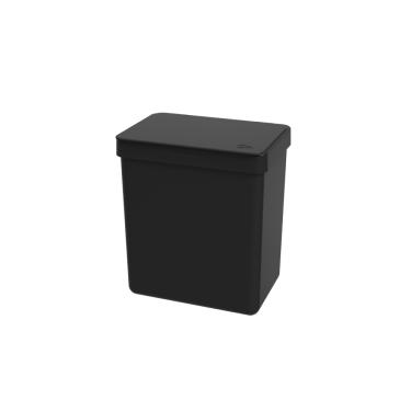 Imagem de Lixeira Coza Single 2,5 L - 16,4 x 11,8 x 18,5 cm Preto
