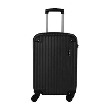 Imagem de Mala De Bordo C/Rodinhas - ANAC 10kg Fibra Rígida - 1un - P Cor:Preto 8113