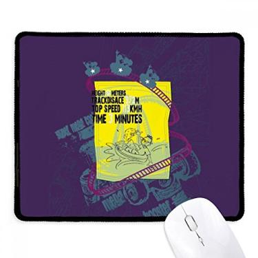 Imagem de Tapete de borracha para jogos com borda costurada para parque de diversões