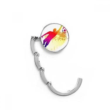 Imagem de Blocos de goleiro de futebol com gancho decorativo para mesa de futebol, gancho dobrável