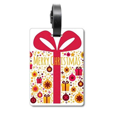 Imagem de Transparente Padrão Festival Mala Etiqueta Cartão de Bagagem Etiqueta Scutcheon Etiqueta