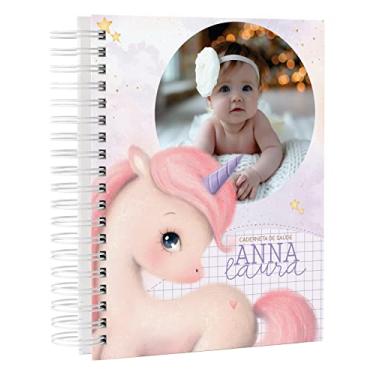 Imagem de Caderneta De Vacinação Atualizada Tema UNICÓRNIO com Foto e Nome