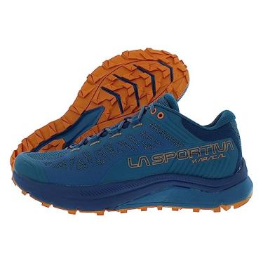 Imagem de La Sportiva Men's Karacal Trail Running Shoe - Color: Space Blue/Poseidon - Size: 8.5 - Width: Regular