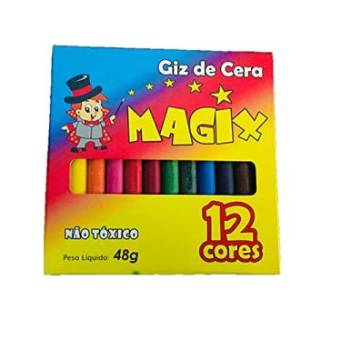 Imagem de Giz de Cera, Magix 12 Cores 48g