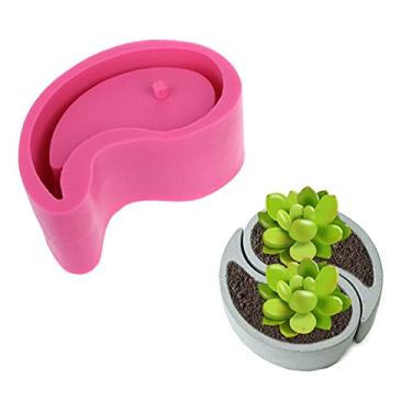 Imagem de Molde para vaso de flores de concreto, plantas suculentas, moldes de silicone, modelo de ganso, mesa de concreto, vaso de flores composto faça-você-mesmo