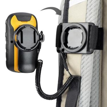 Imagem de Healvaluefit Cordão de mochila para dispositivos GPS portáteis Garmin, acessório de montagem de mochila para Garmin inReach eTrex GPSMAP Oregon Alpha Rino Devices - Ótimo para caminhadas e mãos livres