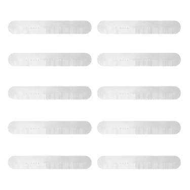 Imagem de Escudo Térmico da Extensão do Cabelo, Protetor Térmico Amigável da Pele da Proteção do Cabelo da Tira Longa 10 Pces para Casa