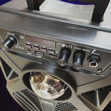 Imagem de Caixa De Som Amplificadora Portátil Bluetooth FM Rad 8650 - Inova