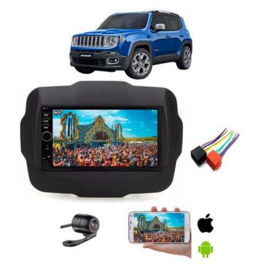 Imagem de Mp5 Central Multimidia Moldura 2 Din Jeep Renegade + Camera - Sp. Repo