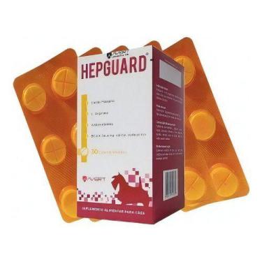 Imagem de Suplemento Alimentar Para Cães Hepguard 30 Compr. Avert Full