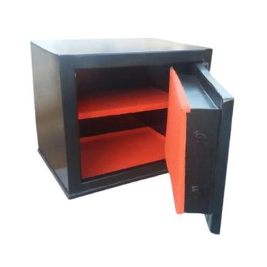 Imagem de Cofre Mega Forte 30cm Vazio Com 3 Combinações Numéricas + Kit Parafuso