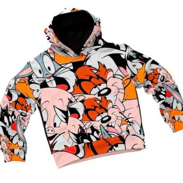 Imagem de Moletom Infantil Masculino Feminino Capuz e Bolso Personagem - FRANCAS