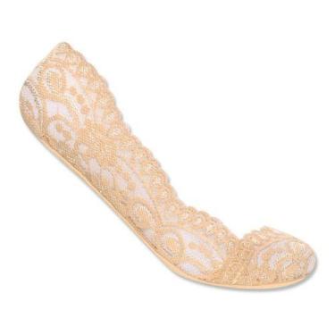 Imagem de 12 Pares Meias De Renda Sapatilho Invisível C/ Cilicone - Mrvendas, ad