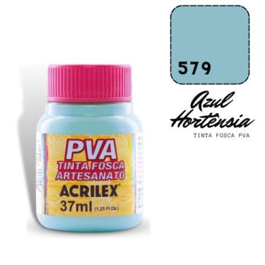 Imagem de Tinta Pva Acrilex 37ml 579 Azul Hortensia