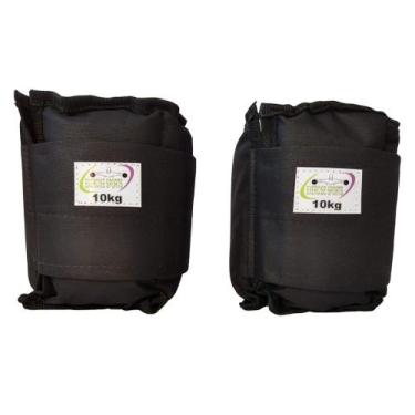Imagem de Tornozeleira / Caneleira 10 KG Nylon Preto - Exercise Sports