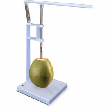 Imagem de Furador de Coco Profissional em Aço Inox  Abridor Sem Facão para Praia