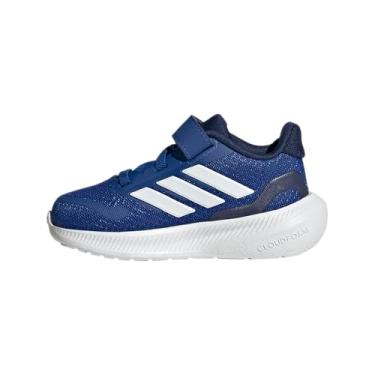 Imagem de adidas Tênis esportivo unissex Baby Run Falcon 3.0, Team Royal Blue/Branco/Azul escuro, 5 Infant