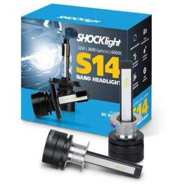 Imagem de Kit Lâmpada Super Led Nano Headlight H1, 6000K, 3600 Lm - Shocklight